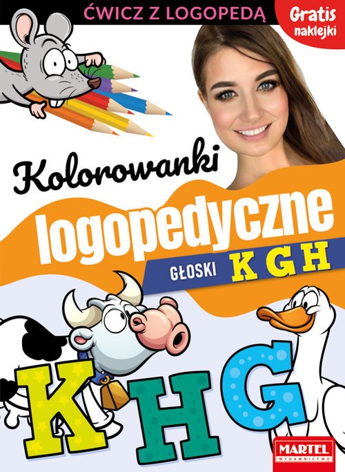 Kolorowanki Logopedyczne G Oski K G H Z Naklejkami Ksi Ka