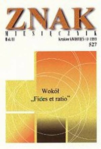 Znak nr 527. Wokół fides et ratio - okładka książki