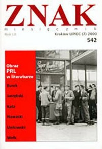 Znak nr 542. Obraz PRL w literaturze - okładka książki