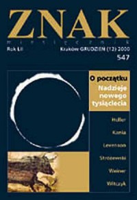 Znak nr 547. O początku. Nadzieje - okładka książki