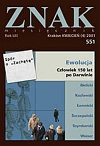 Znak nr 551. Ewolucja. Człowiek - okładka książki