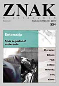 Znak nr 554. Eutanazja. Spór o - okładka książki