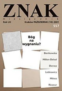 Znak nr 557. Bóg na wygnaniu? - okładka książki