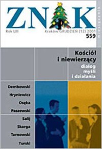 Znak nr 559. Kościół i niewierzący. - okładka książki