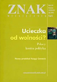 Znak nr 565. Ucieczka od wolności - okładka książki