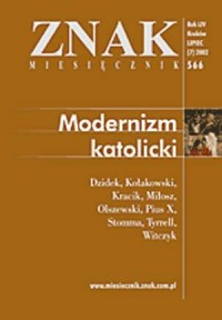 Znak nr 566. Modernizm katolicki - okładka książki