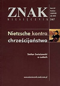 Znak nr 567. Nietzsche a chrześcijaństwo - okładka książki