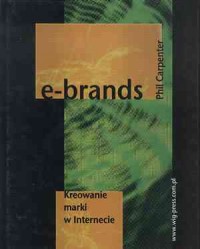 e-brands. Kreowanie marki w internecie - okładka książki