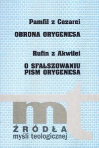 Obrona Orygenesa / O sfałszowaniu - okładka książki