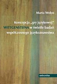 Koncepcja gry językowej Wittgensteina - okładka książki