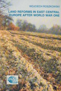 Land Reforms in East Central Europe - okładka książki