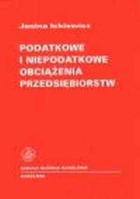 Podatkowe i niepodatkowe obciążenia - okładka książki