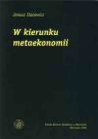W kierunku metaekonomii - okładka książki