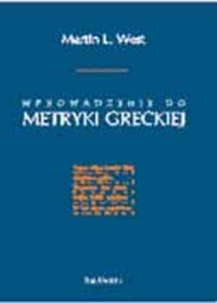 Wprowadzenie do metryki greckiej - okładka książki