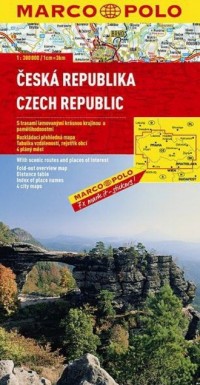 Czechy mapa drogowa (skala 1:300 - zdjęcie reprintu, mapy