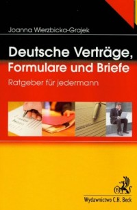 Deutsche vertrage, Formulare und - okładka książki