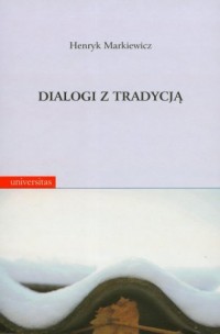Dialogi z tradycją - okładka książki