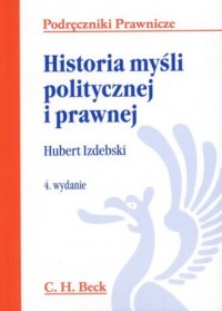 Historia myśli politycznej i prawnej - okładka książki