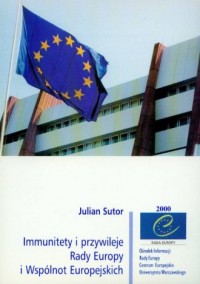 Immunitety i przywileje Rady Europy - okładka książki