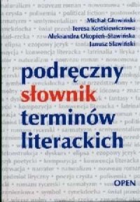 Podręczny słownik terminów literackich - okładka książki