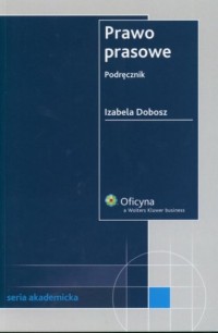 Prawo prasowe. Podręcznik - okładka książki