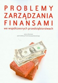 Problemy zarządzania finansami - okładka książki