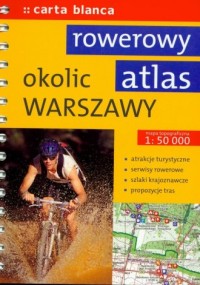 Rowerowy atlas okolic Warszawy - zdjęcie reprintu, mapy