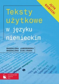 Teksty użytkowe w języku niemieckim - okładka książki