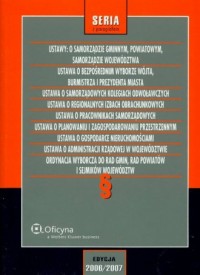 Ustawy: O samorządzie gminnym powiatowym - okładka książki