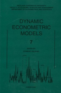 Dynamic Econometric Models 7 - okładka książki