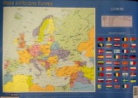 Europa (mapa podręczna polityczna - okładka książki