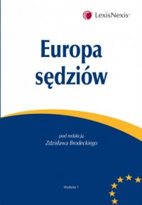 Europa sędziów - okładka książki