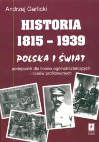 Historia 1815-1939. Polska i świat - okładka książki