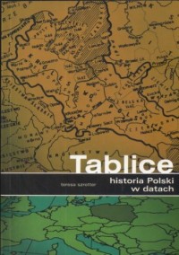 Historia Polski w datach. Tablice - okładka książki