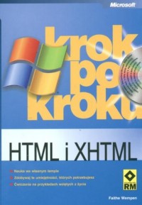 HTML i XHTML. Krok po kroku - okładka książki