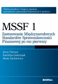 MSSF. Zastosowanie Międzynarodowych - okładka książki