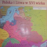 Polska i Litwa w XIV i XV wieku - zdjęcie reprintu, mapy