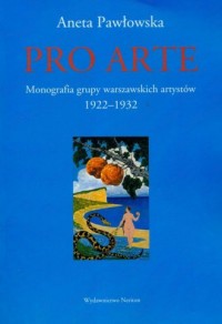 Pro Arte - okładka książki