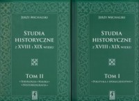 Studia historyczne z XVIII i XIX - okładka książki