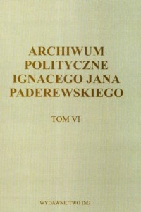 Archiwum polityczne Ignacego Jana - okładka książki