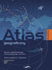 Atlas geograficzny. Liceum ogólnokształcące, - okładka podręcznika