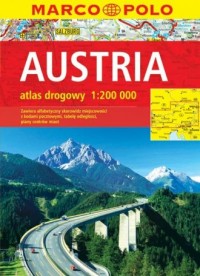 Austria. Atlas drogowy (skala 1: - okładka książki