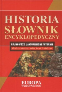 Historia. Słownik encyklopedyczny - okładka książki