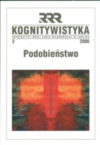 Kognitywistyka 2/2006. Podobieństwo - okładka książki