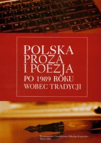 Polska proza i poezja po 1989 roku - okładka książki