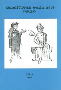 Quaestiones Medii Aevi Novae vol - okładka książki