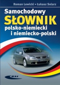 Samochodowy słownik polsko-niemiecki - okładka książki