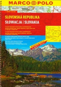 Słowacja. Atlas samochodowy Marco - okładka książki