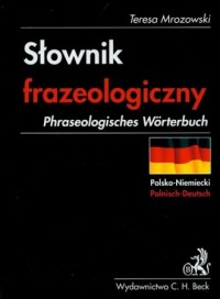 Słownik frazeologiczny polsko-niemiecki - okładka książki