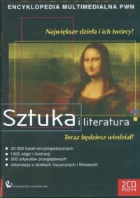 Sztuka i literatura. Multimedialna - okładka książki